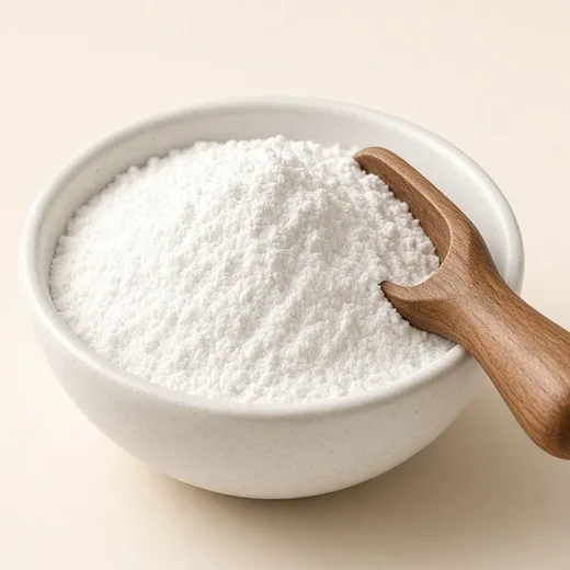 A bowl of fine white powder
