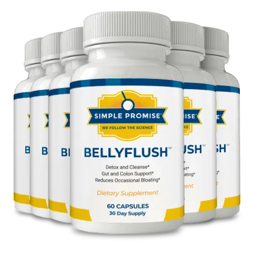 6 bottles of BellyFlush